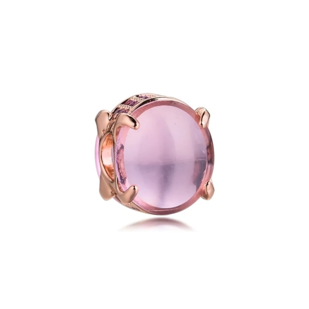 Pandora Pink Oval Cabochon Charm